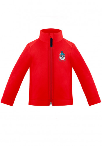 Poivre Blanc Kids Sweatshirt W19-1510-BBBY Fleece Jacket scarlet red3
